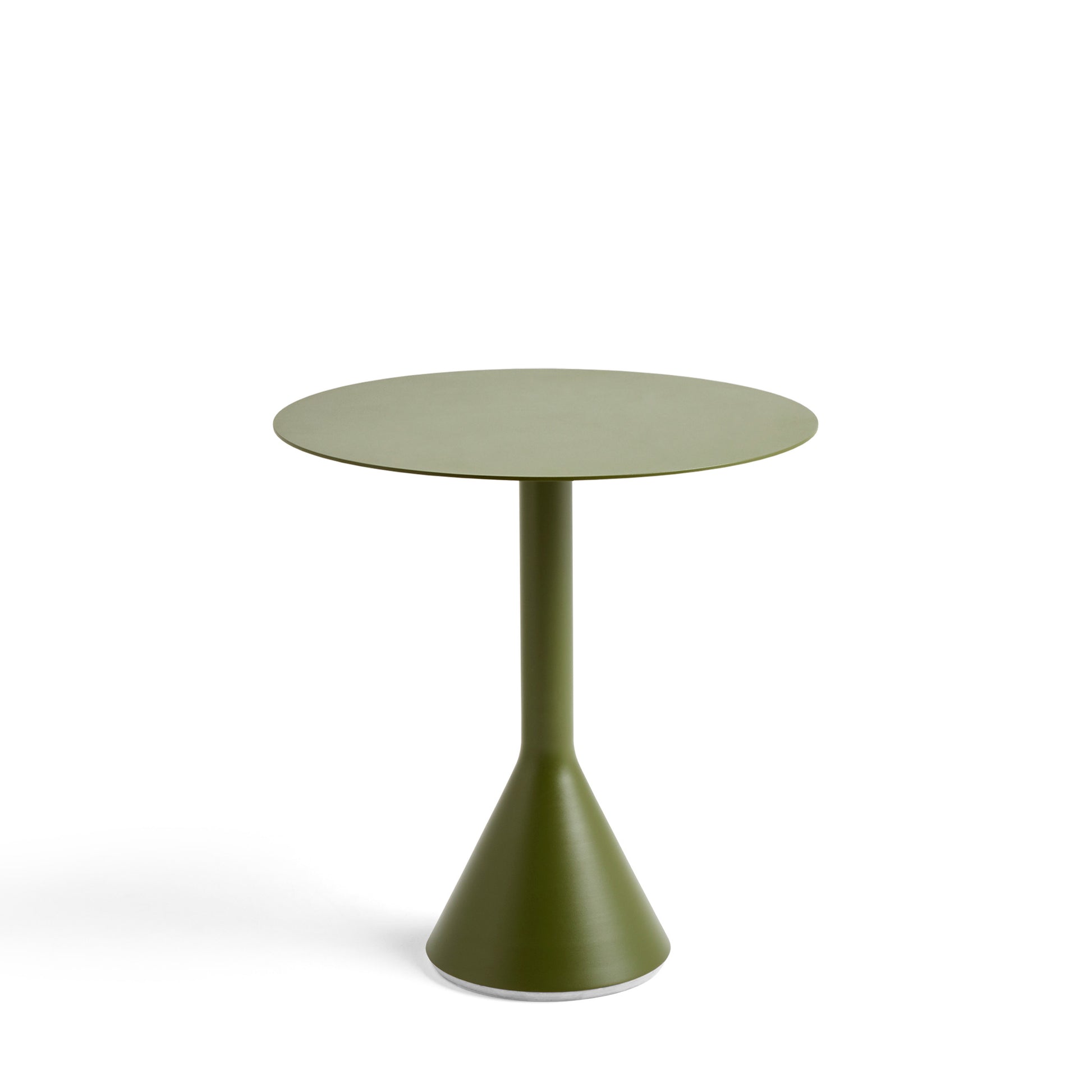 Palissade Cone Table by Hay #H74 x Ø70/Olive Powder coated Steel