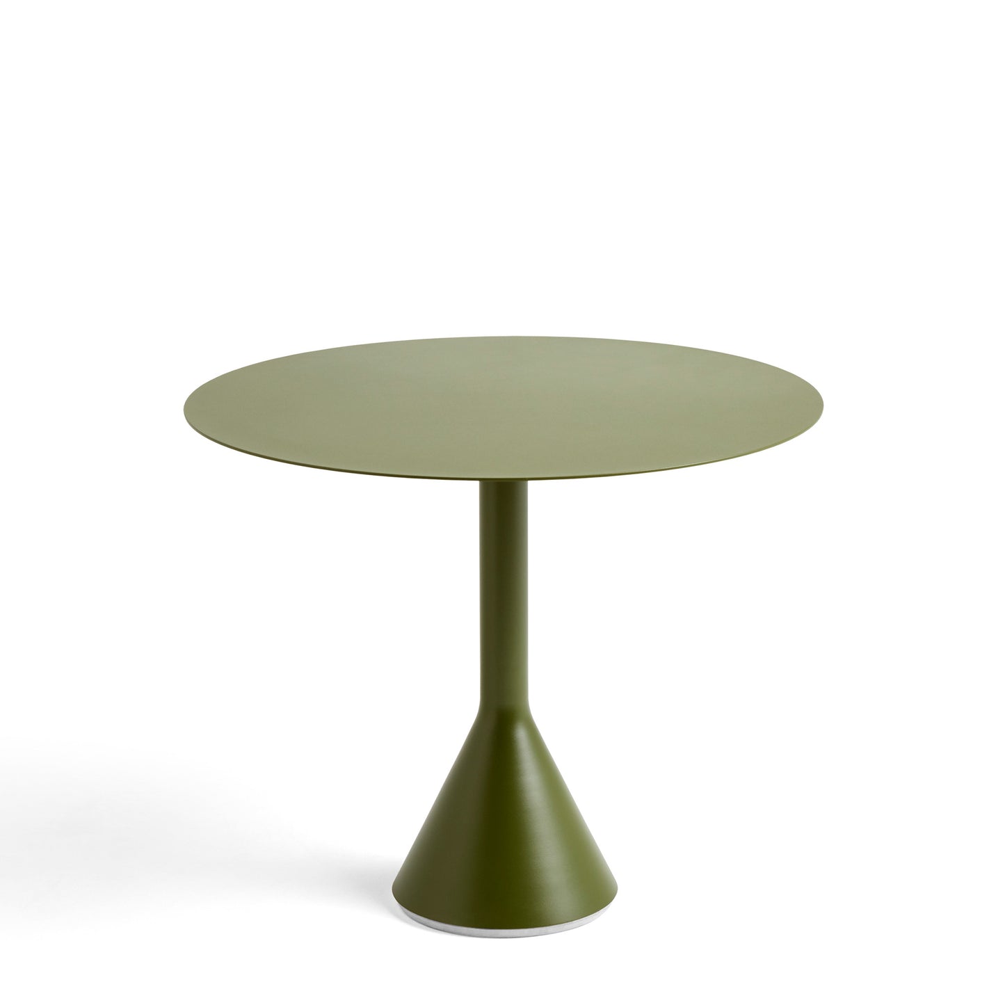 Palissade Cone Table by Hay #H74 x Ø90/Olive Powder coated Steel