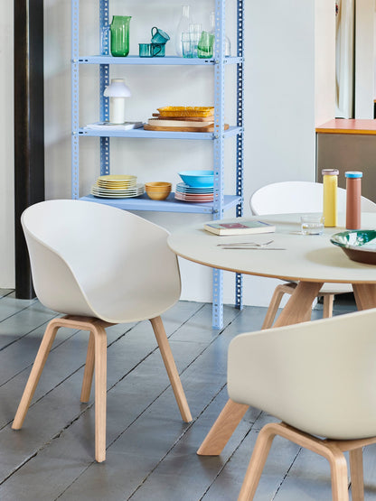 CPH20 2.0 table, 120 cm, lacquered oak - white laminate