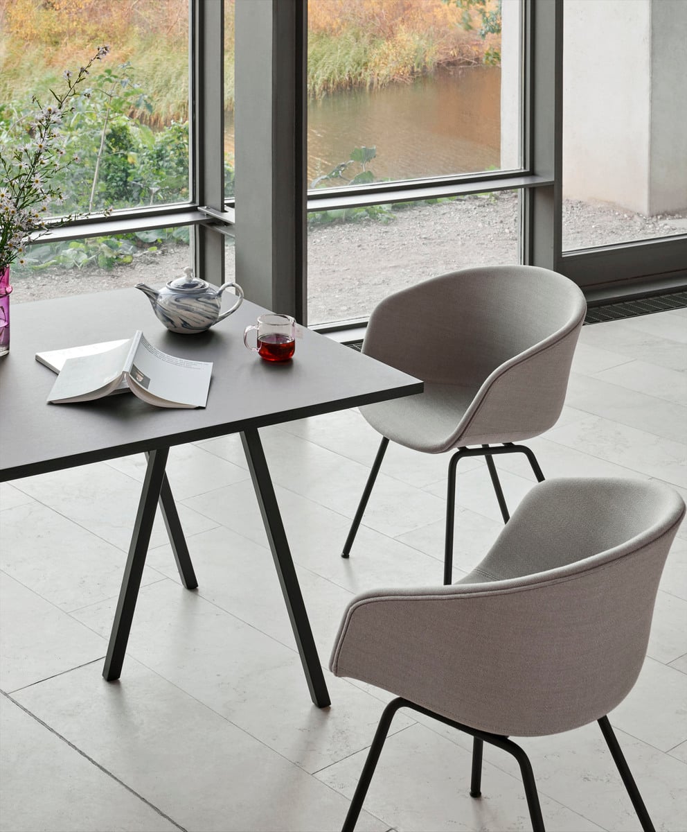 Loop Stand table 250 cm, black