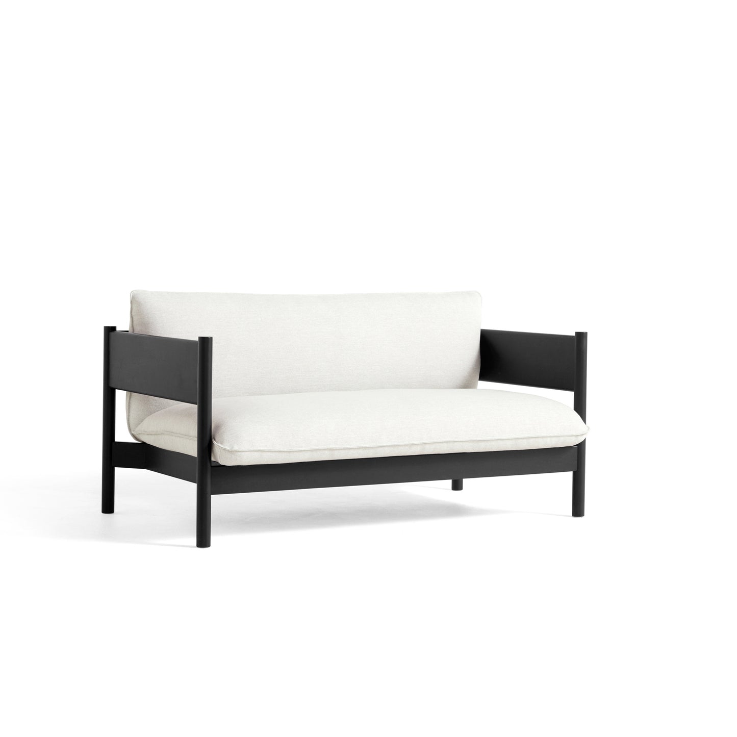 Arbour Club Sofa by Hay #Black Water-based lacquered Solid beech/Mode | 009