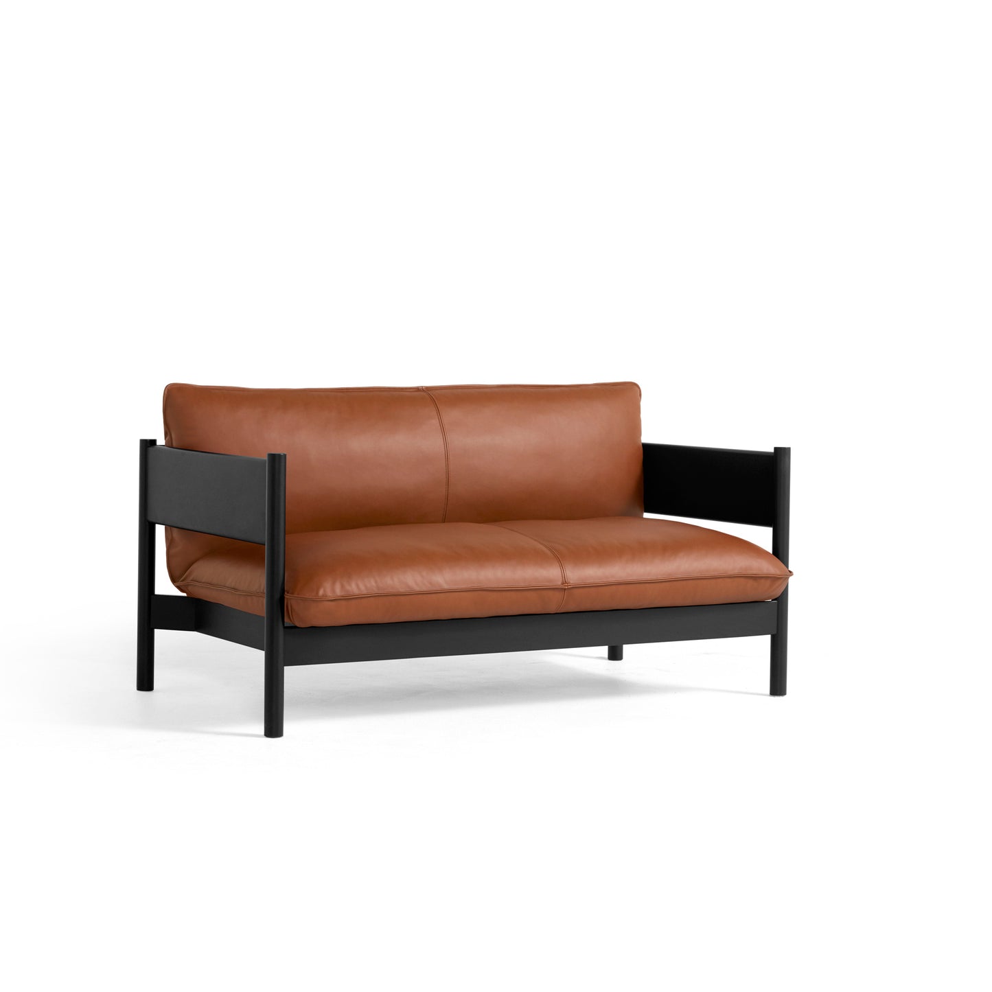 Arbour Club Sofa by Hay #Black Water-based lacquered Solid beech/Nevada | NV2488S