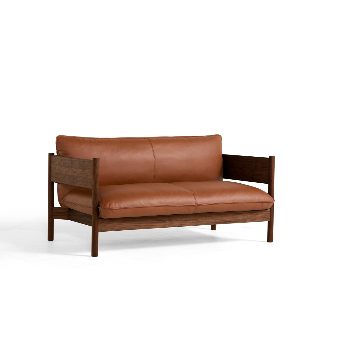 Arbour Club Sofa by Hay #Oiled waxed Solid walnut/Nevada | NV2488S