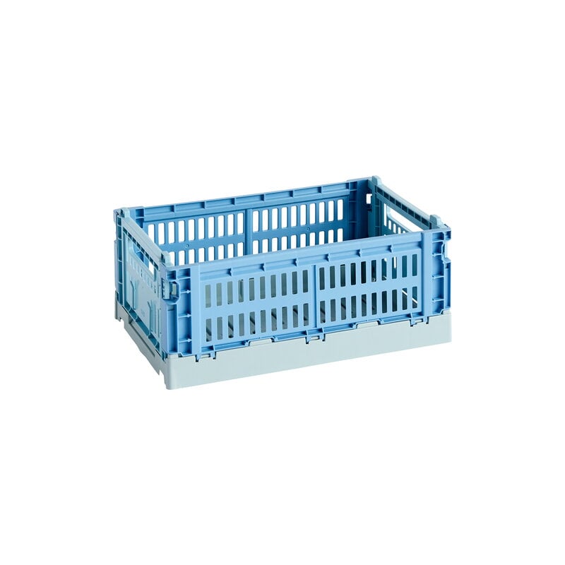 Colour Crate Mix by HAY #S, recycled plastic, sky blue #