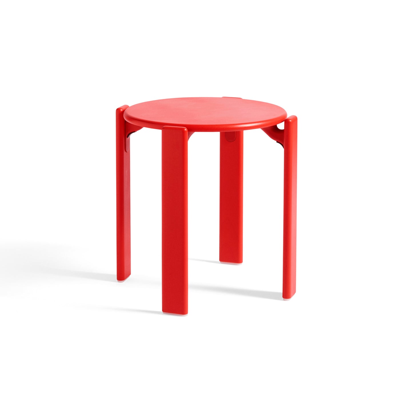 Rey Stool by Hay #Scarlet red Water-based lacquered Moulded beech veneer/Scarlet red Water-based lacquered Solid beech