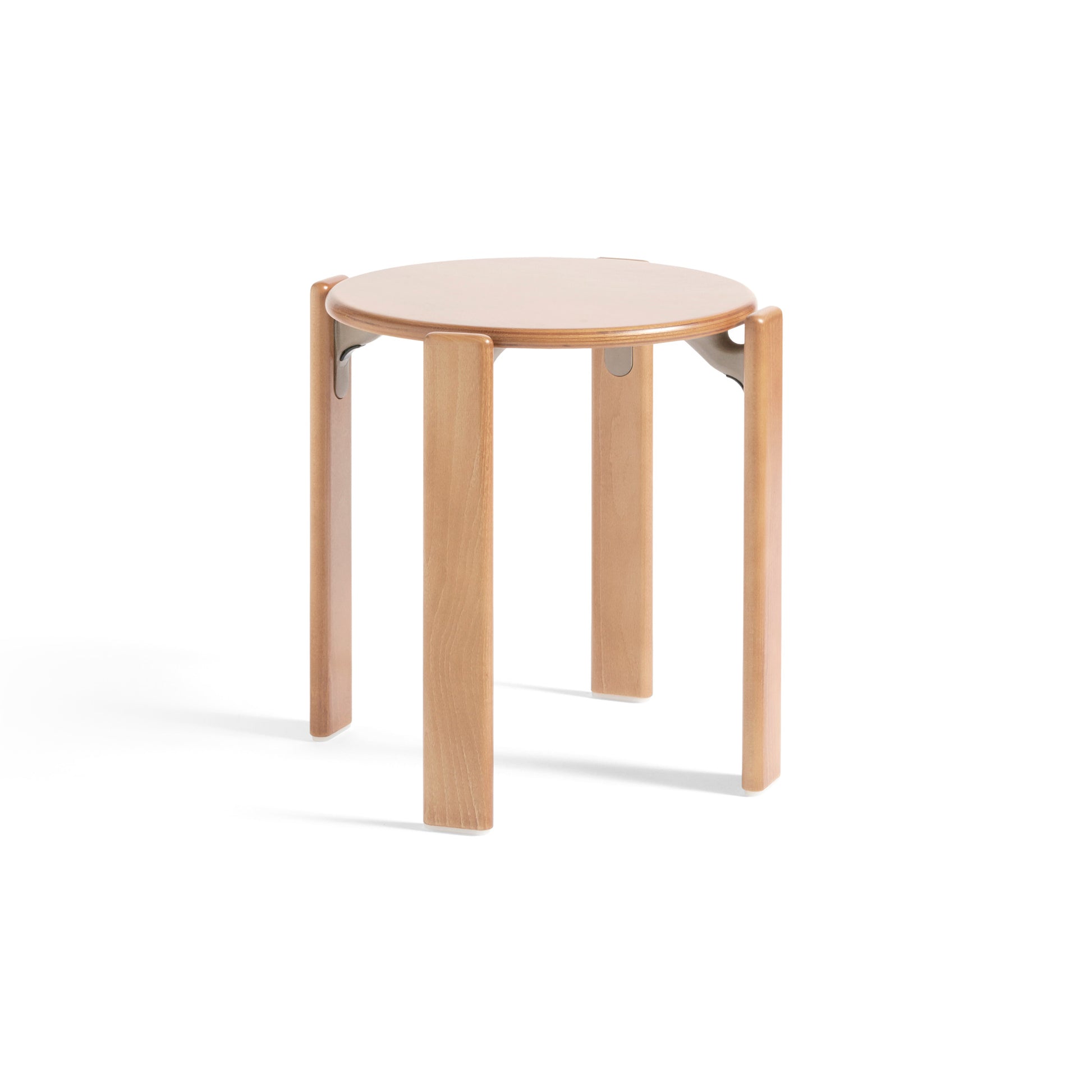 Rey Stool by Hay #Golden Water-based lacquered Moulded beech veneer/Golden Water-based lacquered Solid beech