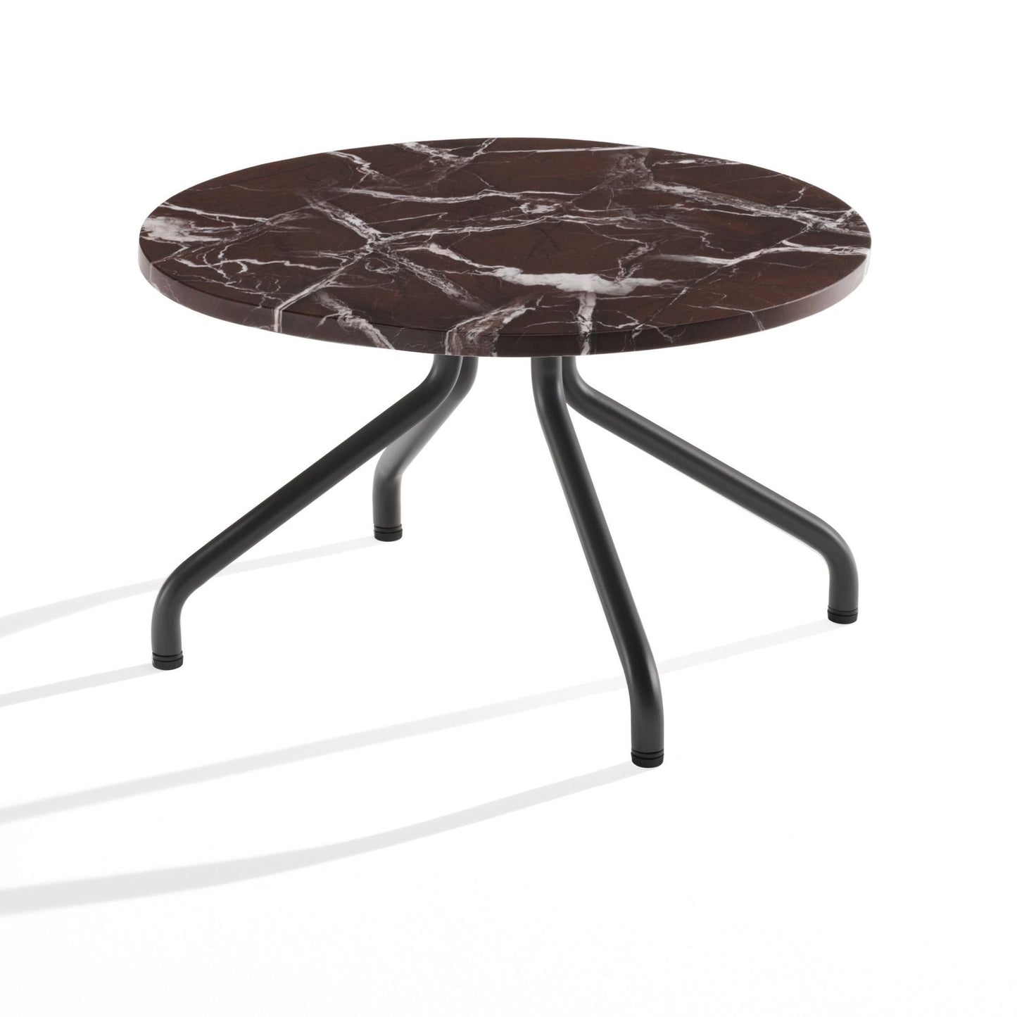 AD.DA - Round coffee table with metal legs