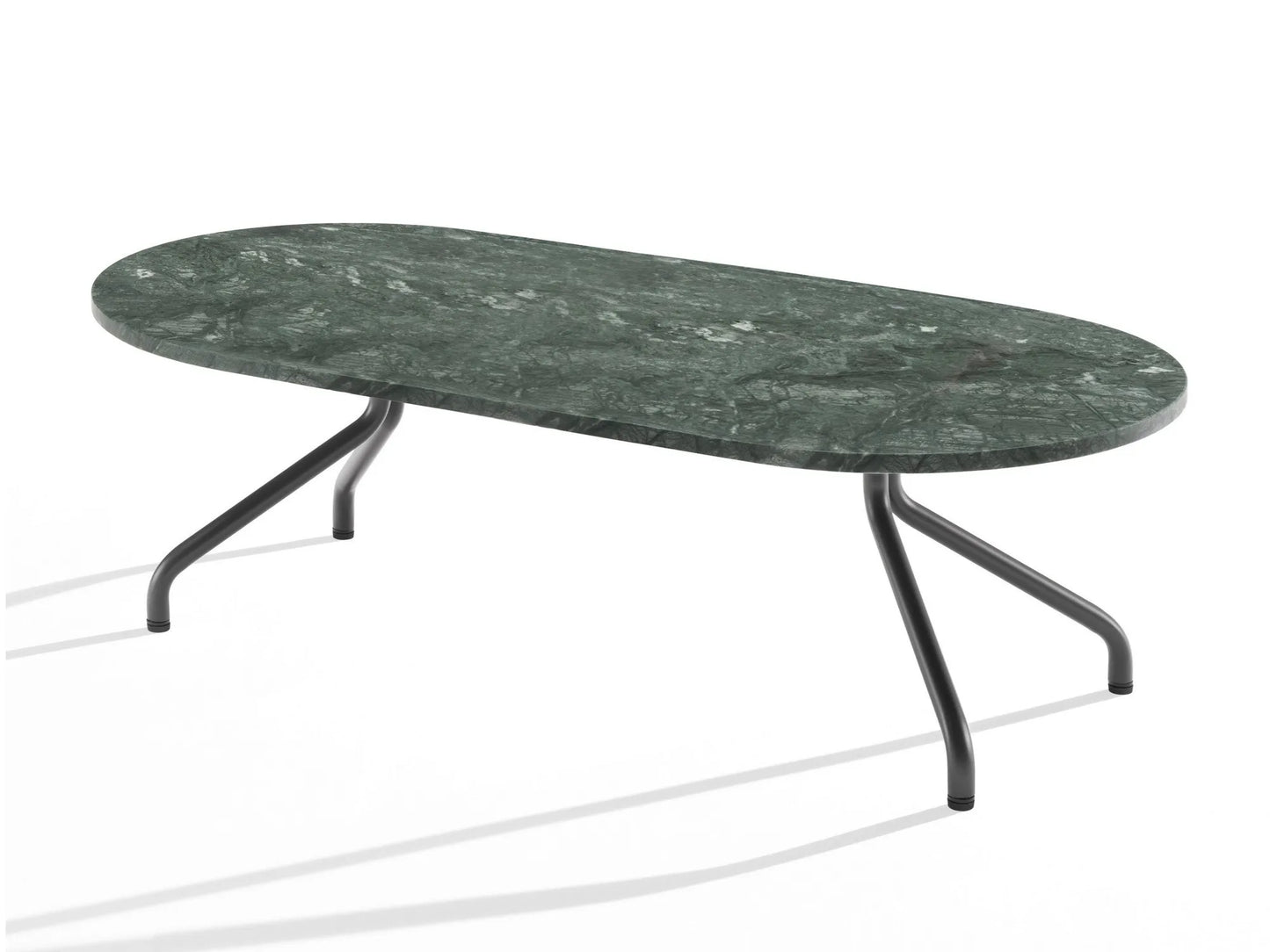 AD.DA - Oval coffee table with metal legs