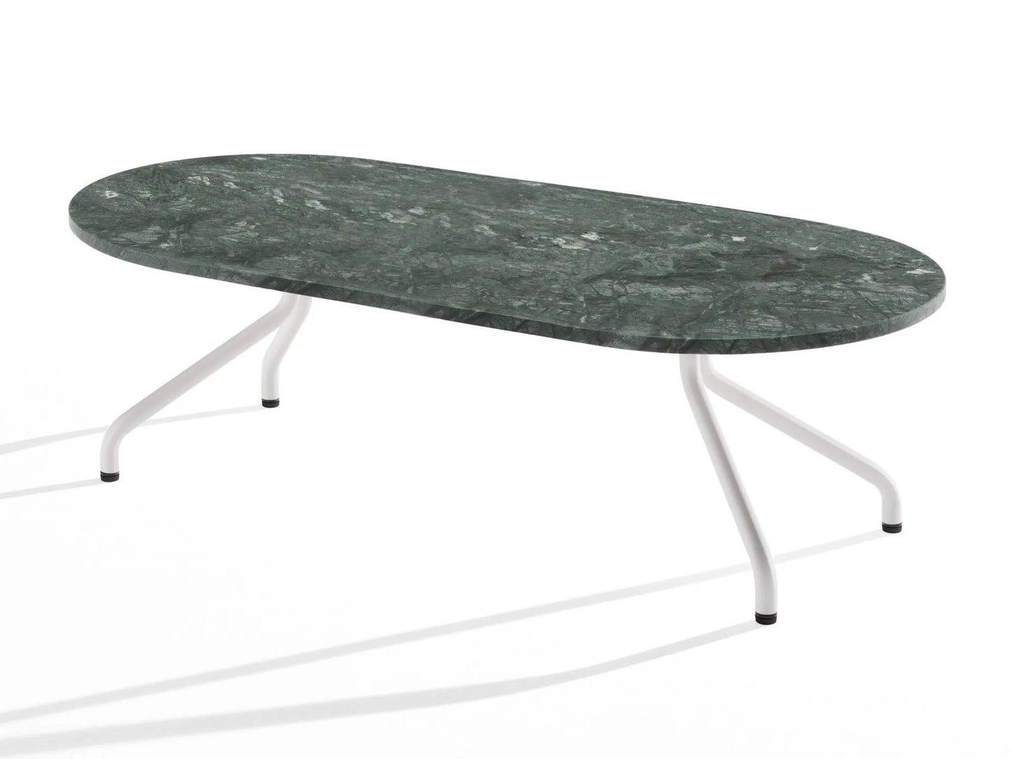 AD.DA - Oval coffee table with metal legs