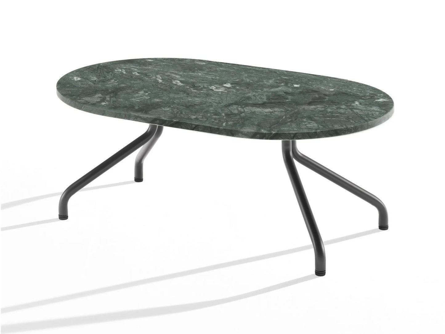 AD.DA - Oval coffee table with metal legs