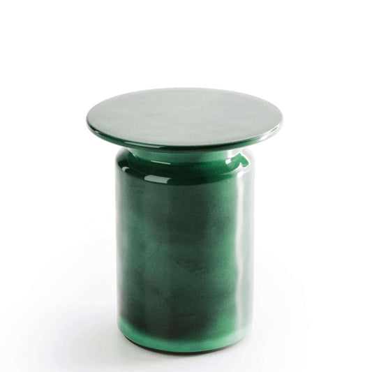 Panarea - Ceramic Side Table by Atmosphera #Verde smeraldo