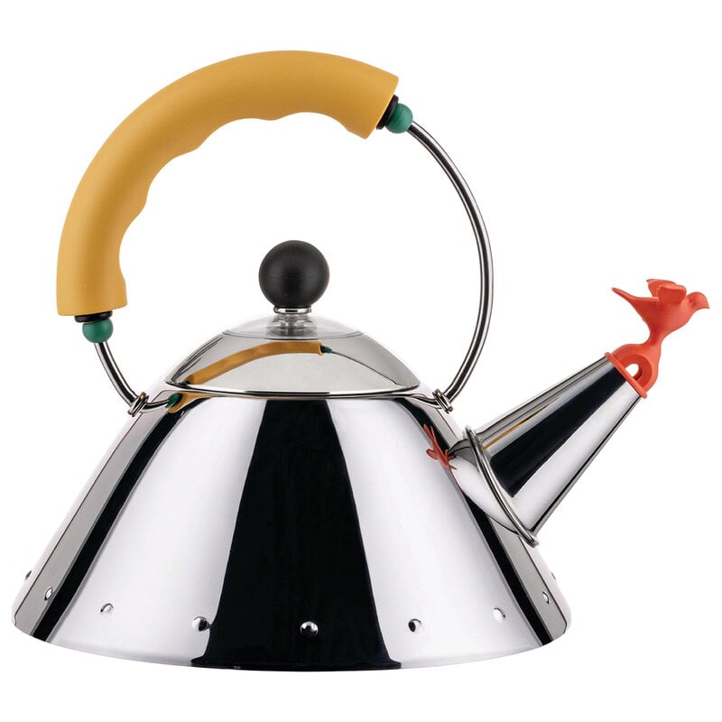 Kettle 9093/1 by Alessi #1 L, yellow #