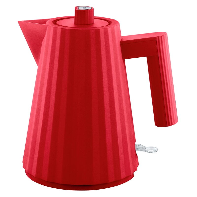 Plissé electric kettle by Alessi #1 L, red #