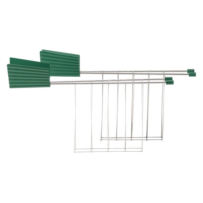 Plissé toaster rack by Alessi #green #