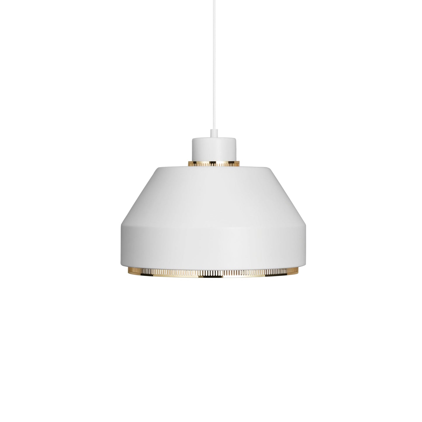 Artek Pendant Light AMA500 — white/brass