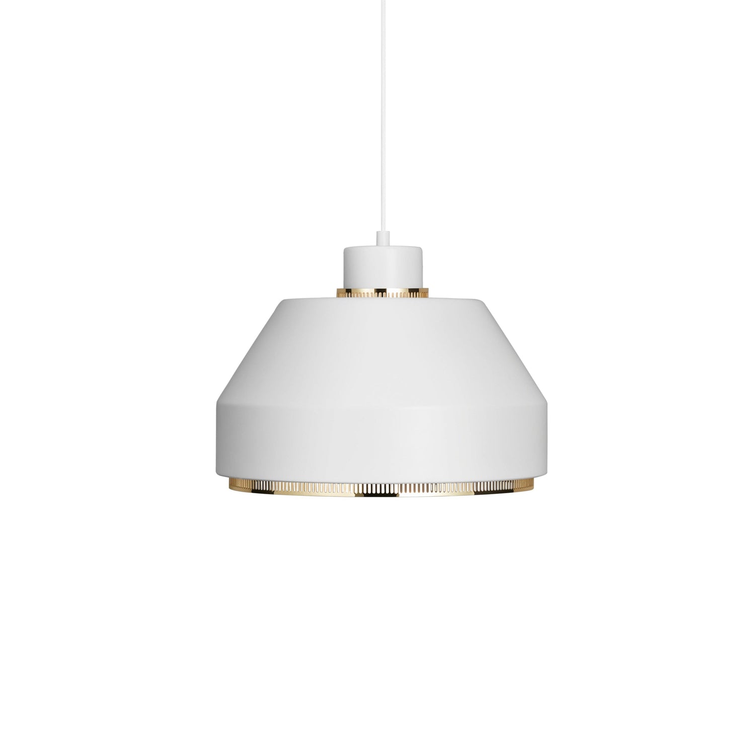 Artek Pendant Light AMA500 — white/brass