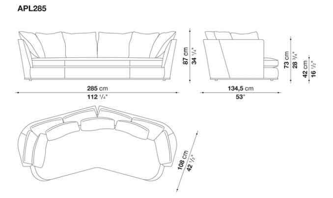 APOLLO - curved 285cm