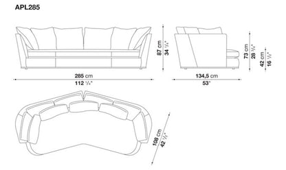 APOLLO - curved 285cm