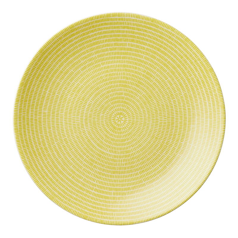 24h Avec plate 26 cm by Arabia #yellow #