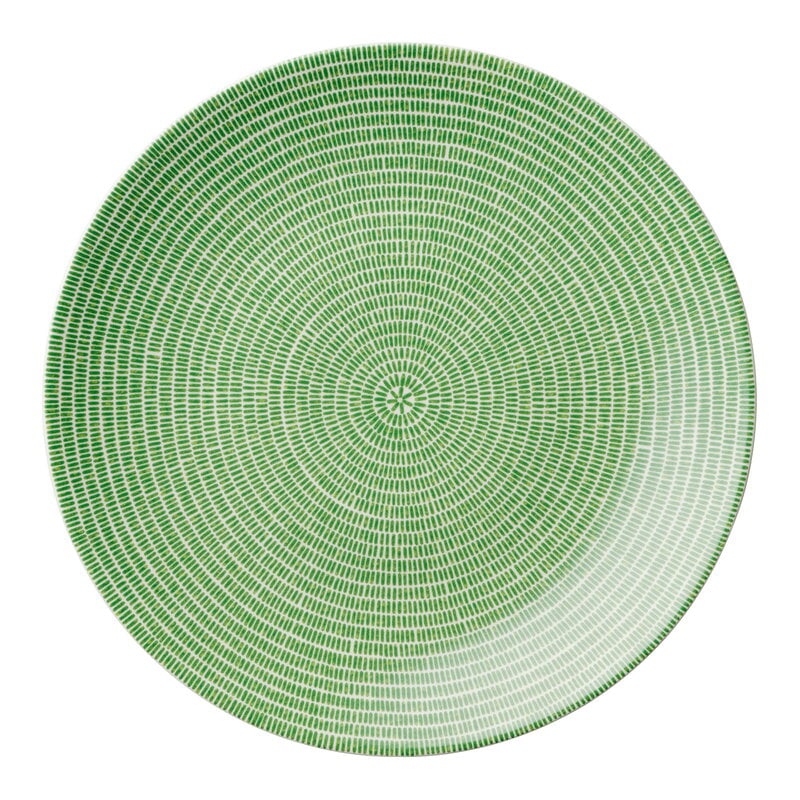 24h Avec plate 26 cm by Arabia #grass green #