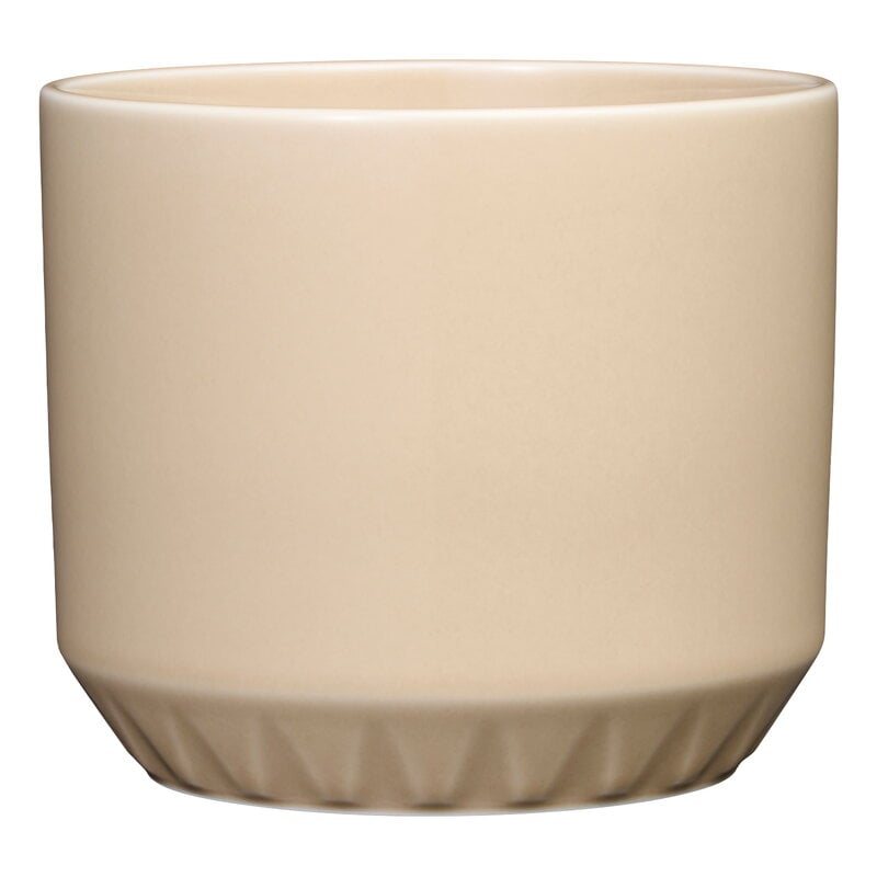 Ilona plant pot by Arabia #120 x 140 mm, sand #