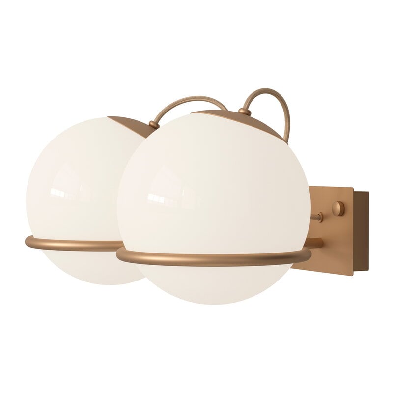 Model 238/2 wall lamp by Astep #20 cm, champagne #