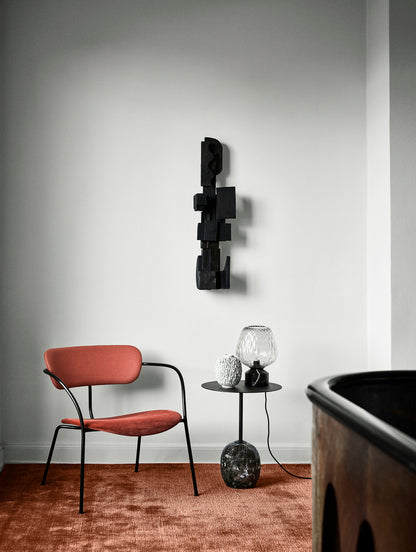 Lato LN8 coffee table, black - Emperador marble