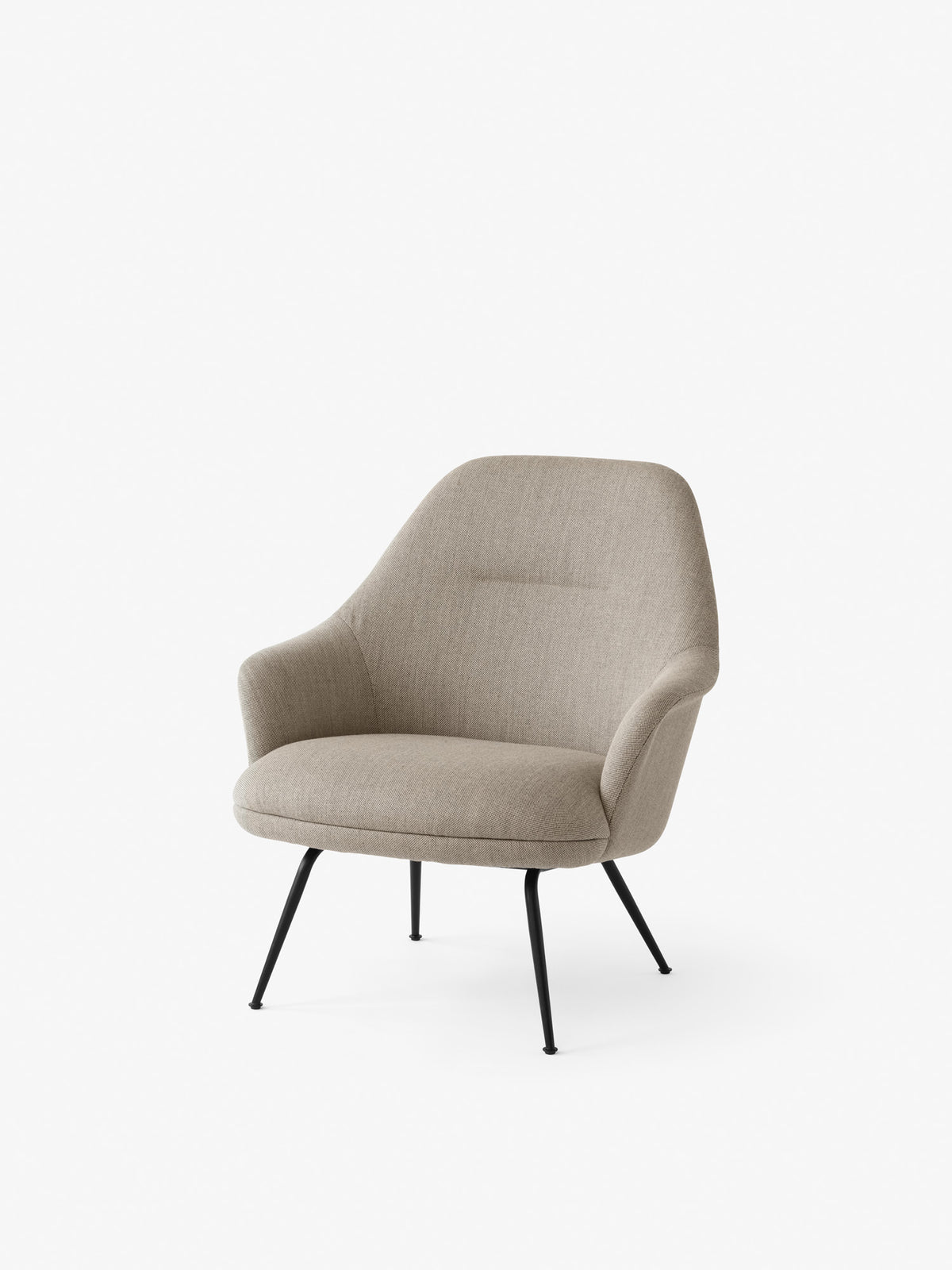 &tradition RELY HW140 Lounge Chair – Black base