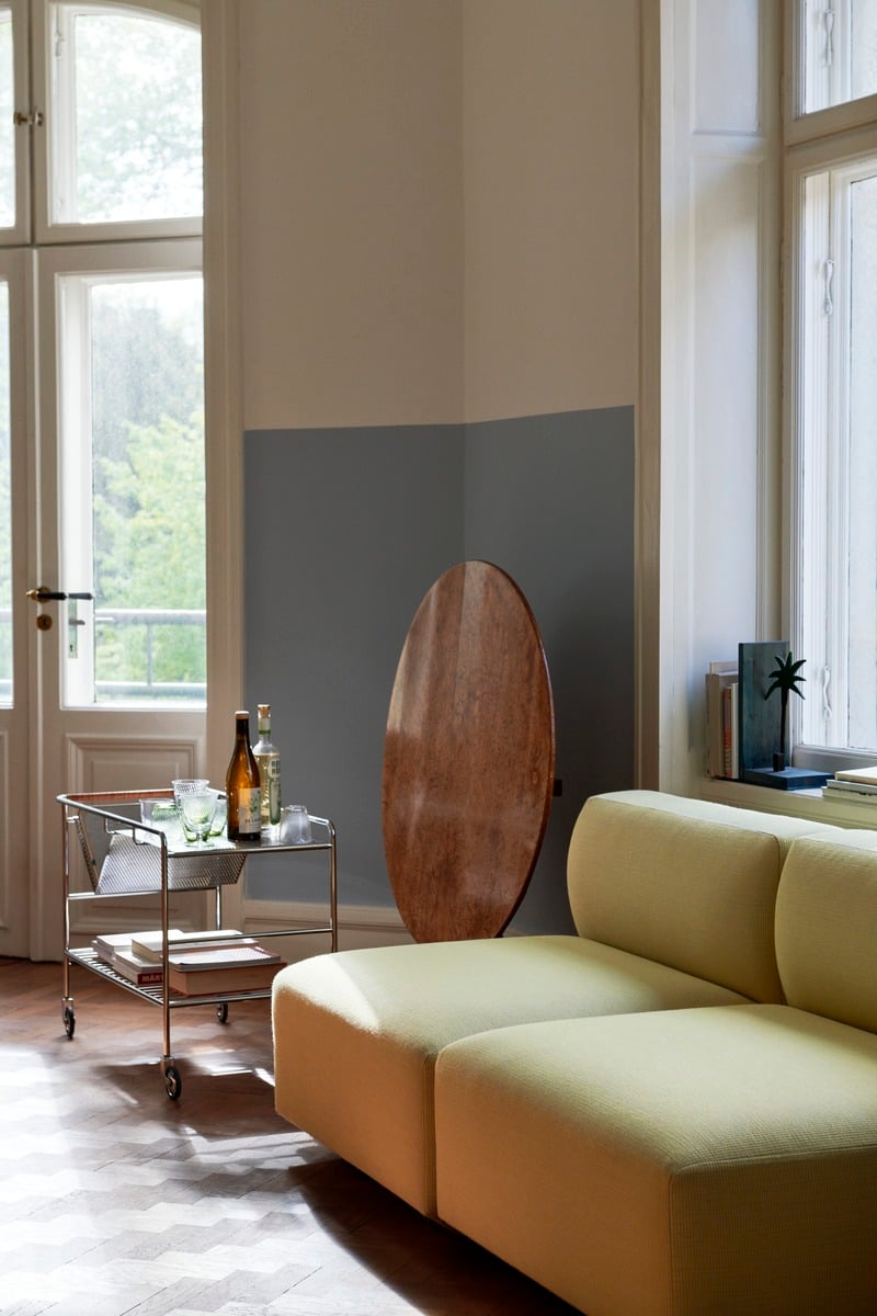 Alima NDS1 trolley, chrome - lacquered walnut