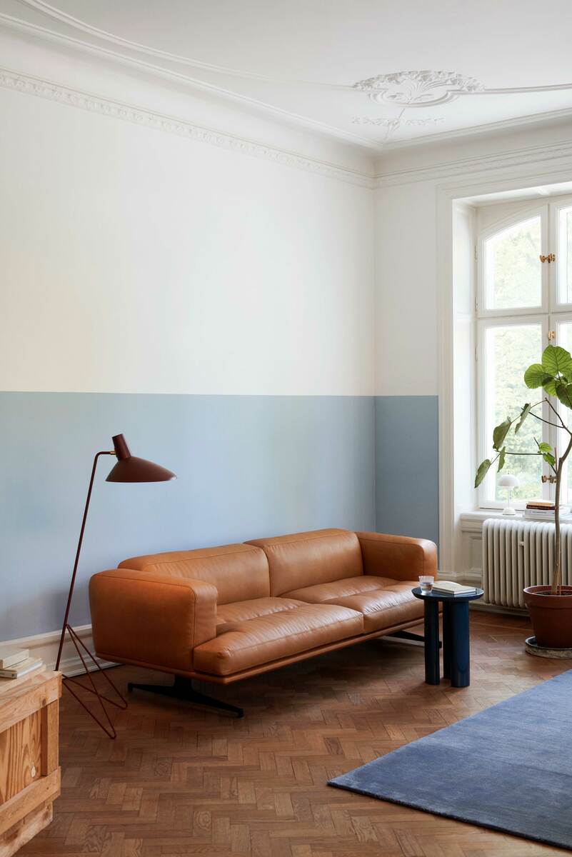 Tung JA3 side table, steel blue