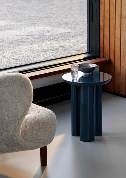 Tung JA3 side table, steel blue