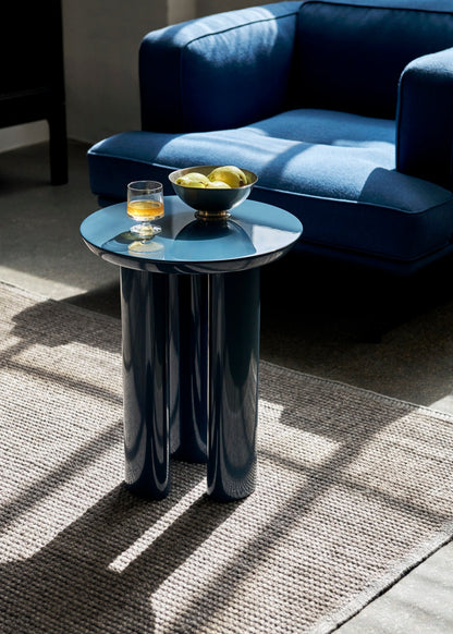 Tung JA3 side table, steel blue