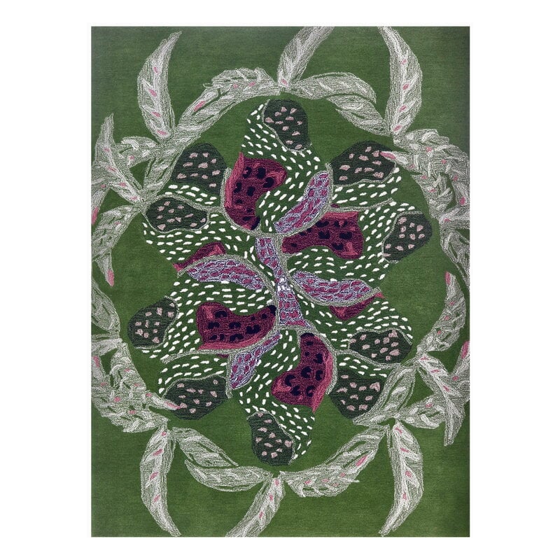 Oasis rug by Finarte #170 x 240 cm, green #