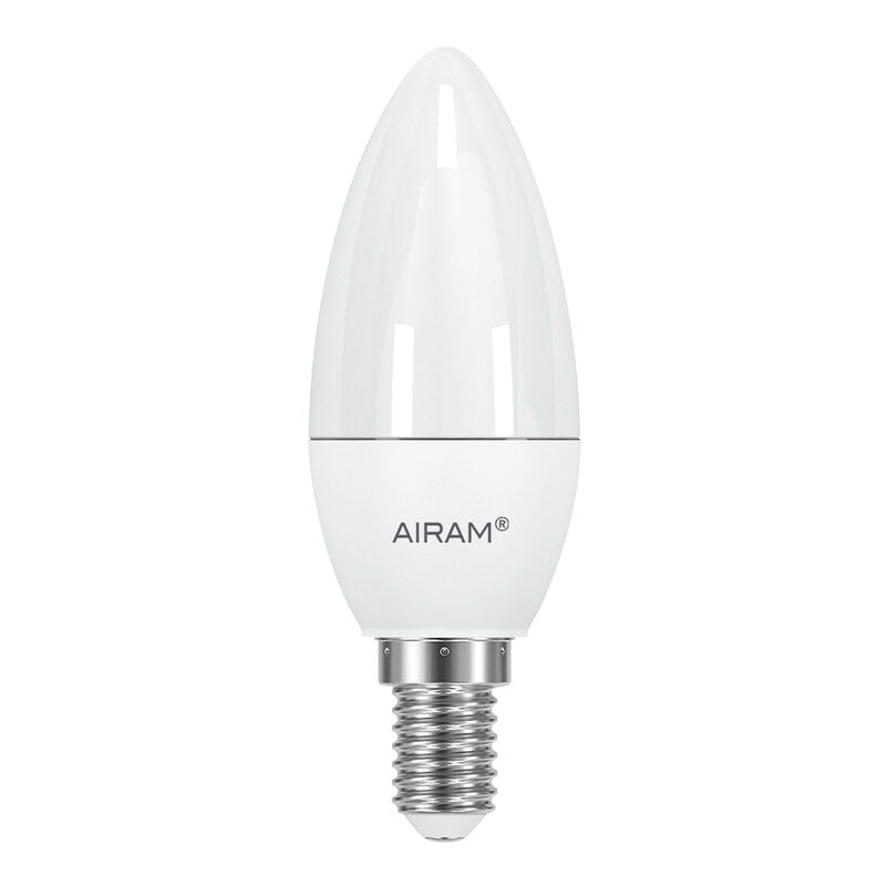 LED Oiva candle bulb by Airam #4,9W E14 3000K 470 lm #