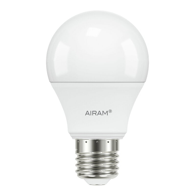 LED Oiva standard bulb by Airam #4,9W E27 3000K 470lm #