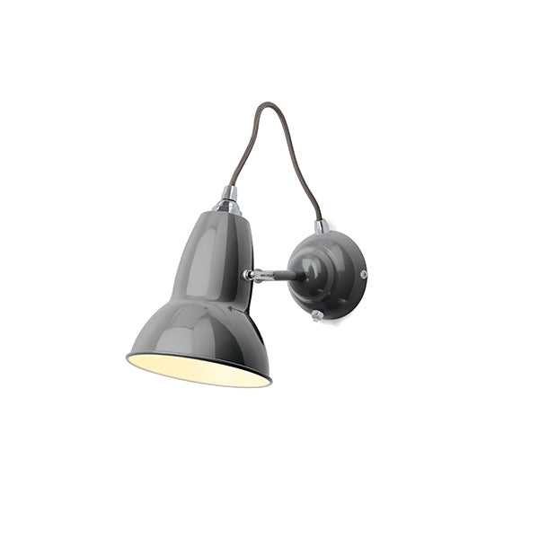 Original 1227 Brass Wall Light by Anglepoise #Aluminum / Light grey