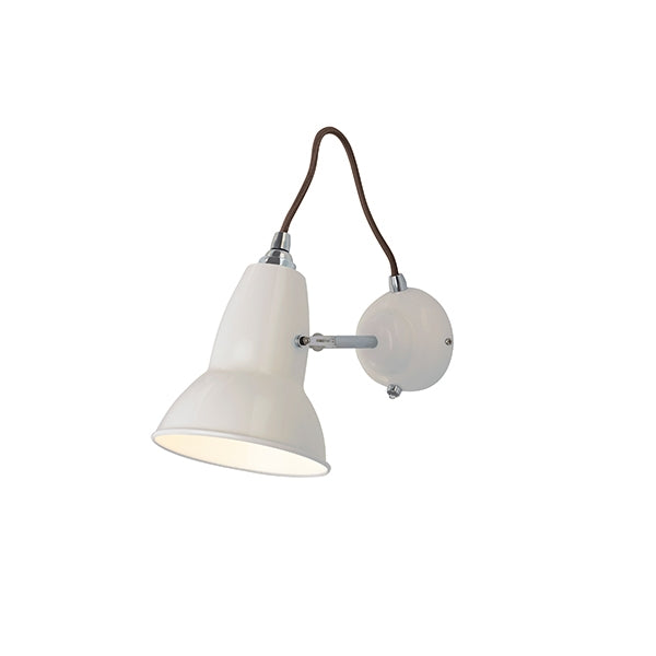 Original 1227 Brass Wall Light by Anglepoise #Aluminum / White