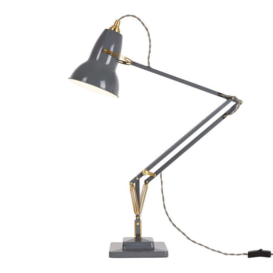 Original 1227 Brass desk lamp by Anglepoise #elephant grey #