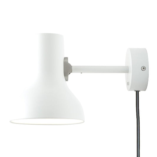 Type 75 Mini wall light with cable by Anglepoise #alpine white #