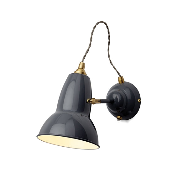 Original 1227 Brass Wall Light by Anglepoise #Brass / Dark grey