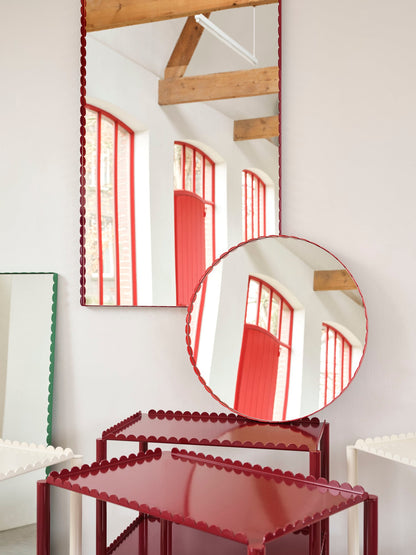 Arcs trolley, high, auburn red