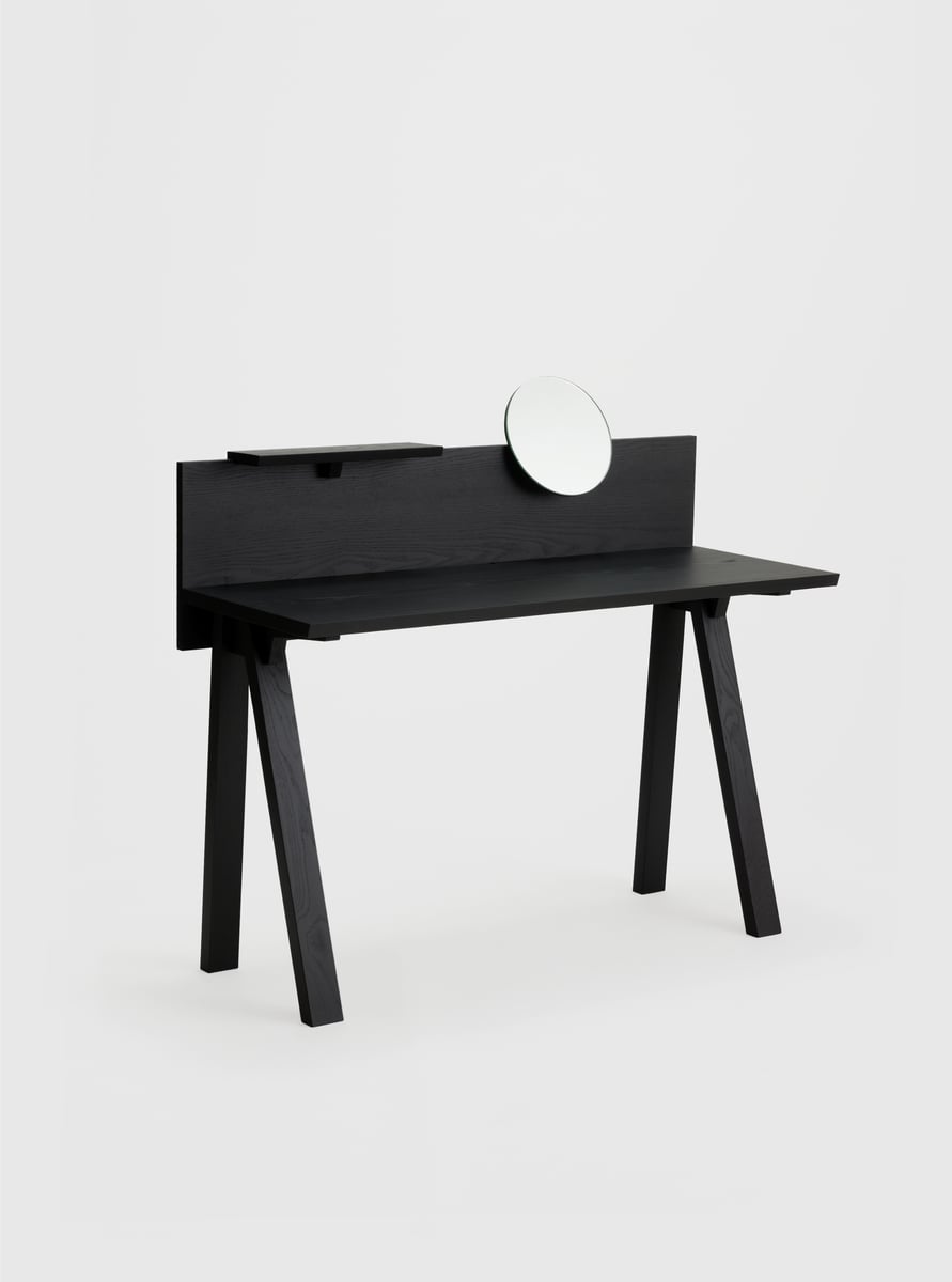 Sagyo magnet mirror, black