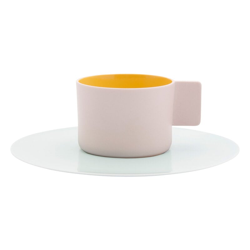 SB coffee cup and saucer by 1616 / arita japan #170 ml, light pink #