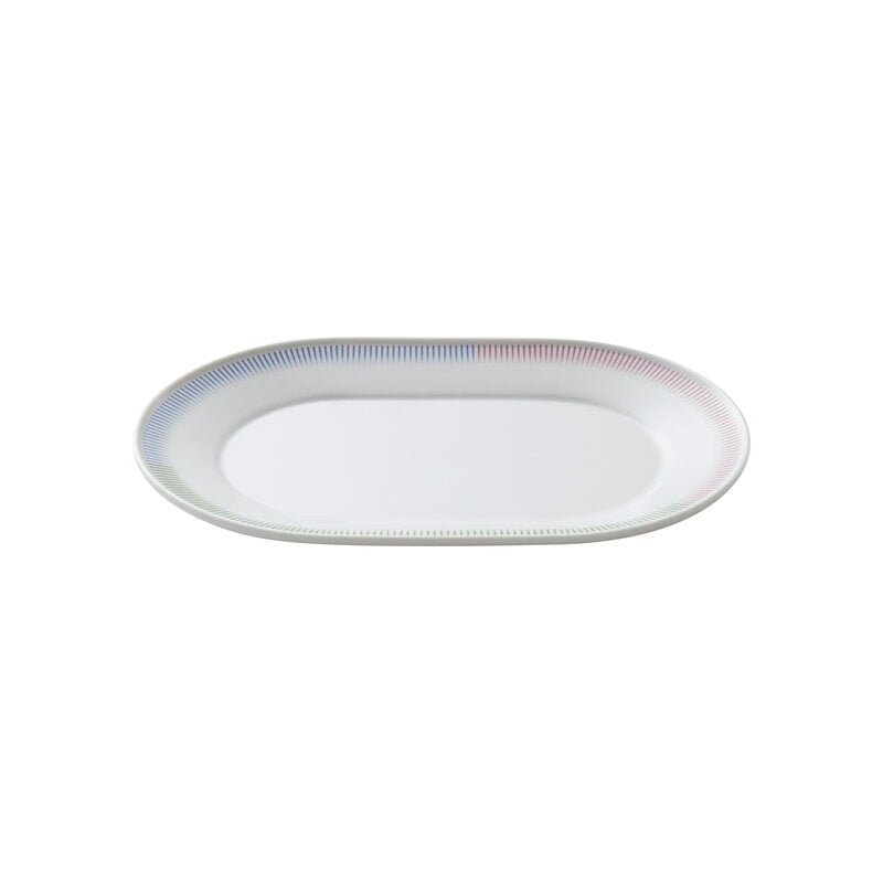 PC oval plate 240 by 1616 / arita japan # #