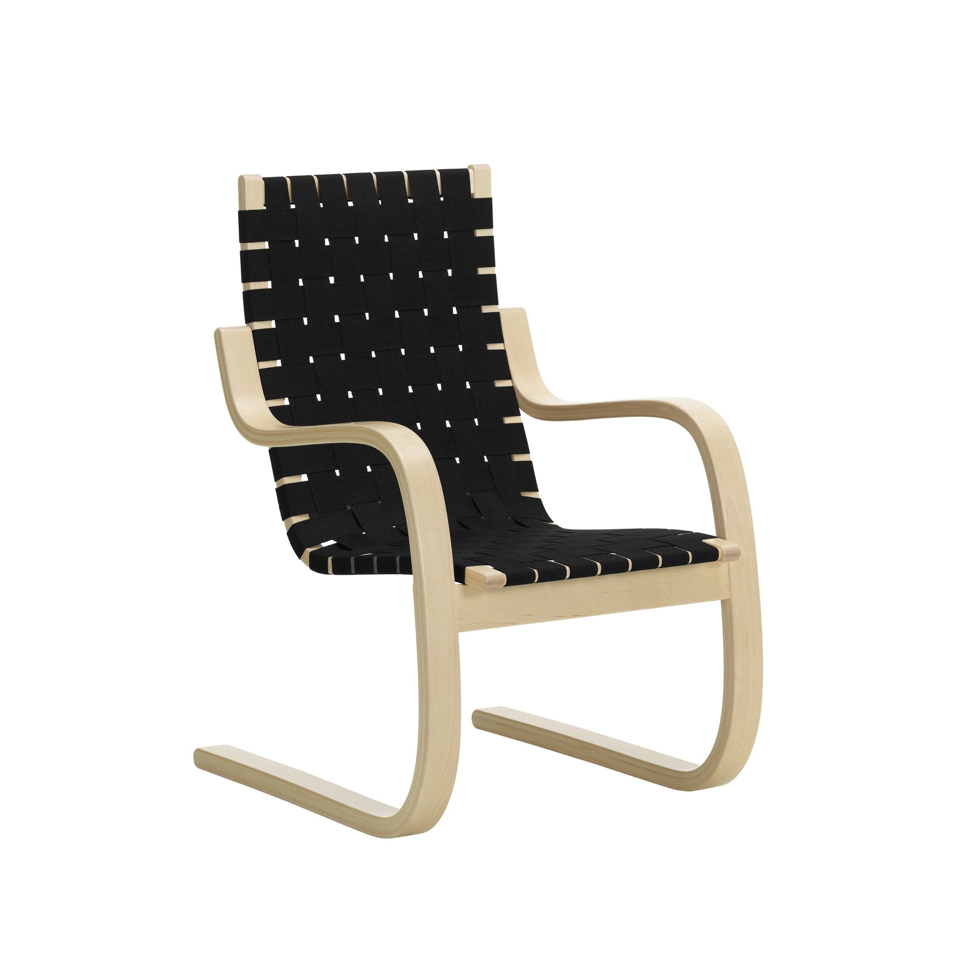 Artek Armchair 406 — birch/black