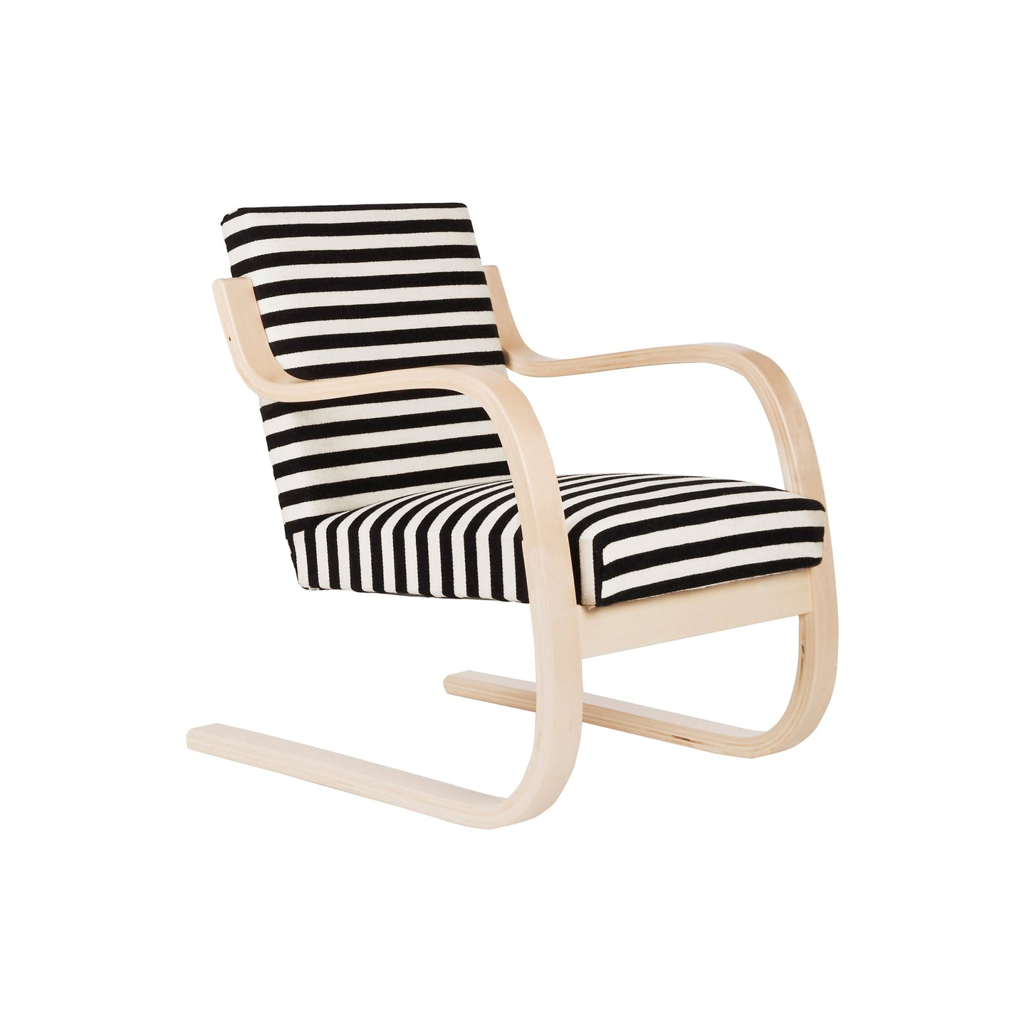 Artek Armchair 402 — birch/Polo Fabric