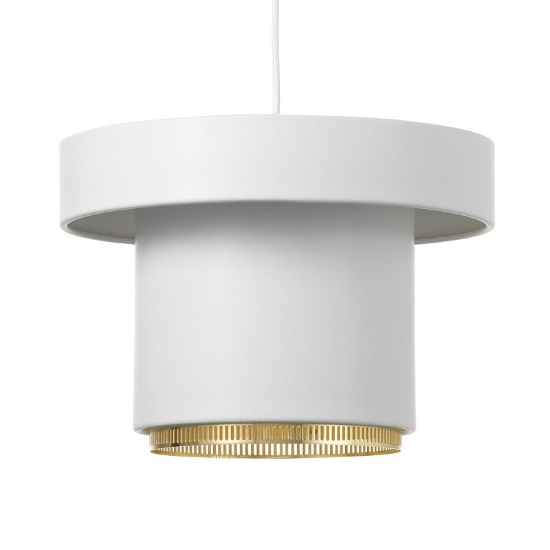 A201 pendant by Artek #white - brass #