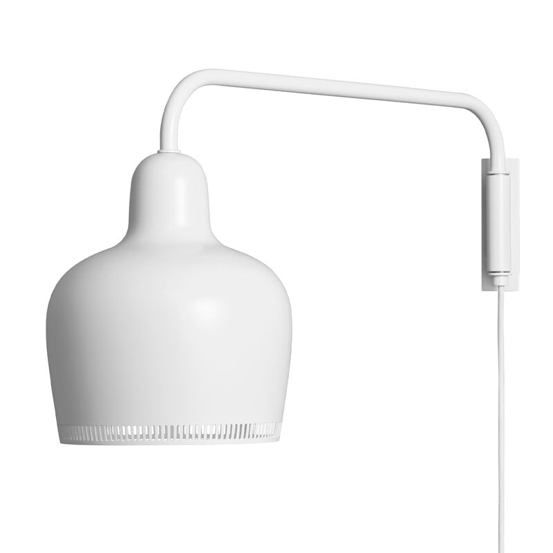 Aalto wall lamp A330S "Golden Bell" by Artek #white #