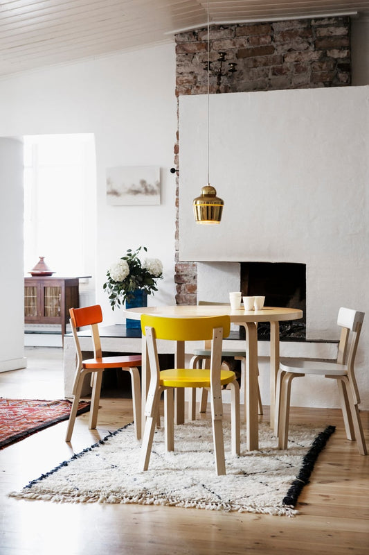 Aalto table 90A, birch