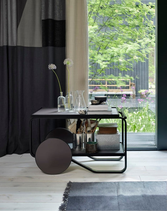 Aalto tea trolley 901, all black